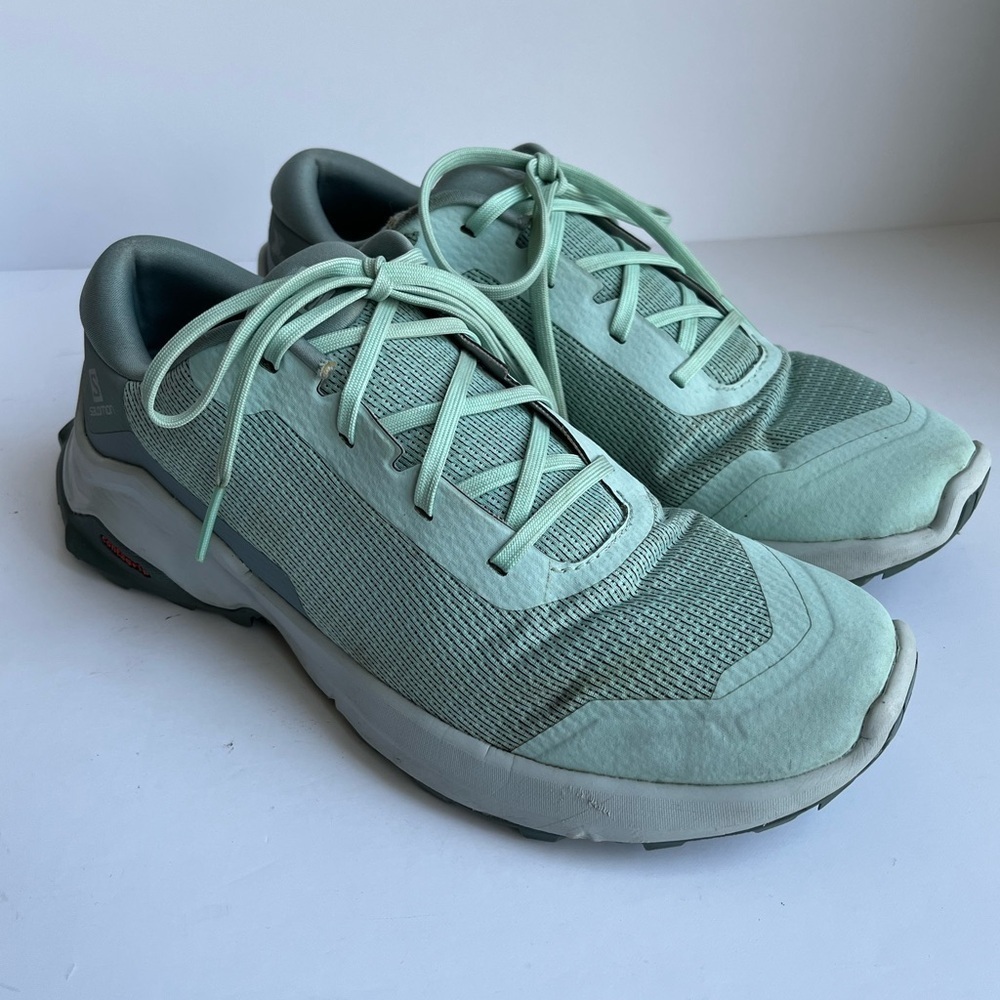 Salomon X Reveal Green Trail Running Shoes Women Large 9.5 - Picture 2 of 10